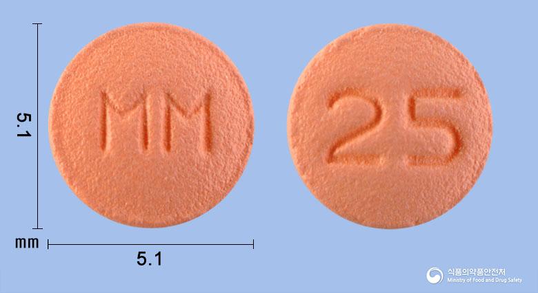 명문쿠에티아핀정25밀리그램(쿠에티아핀푸마르산염)