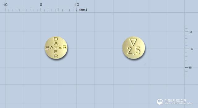자렐토정2.5밀리그램(리바록사반)