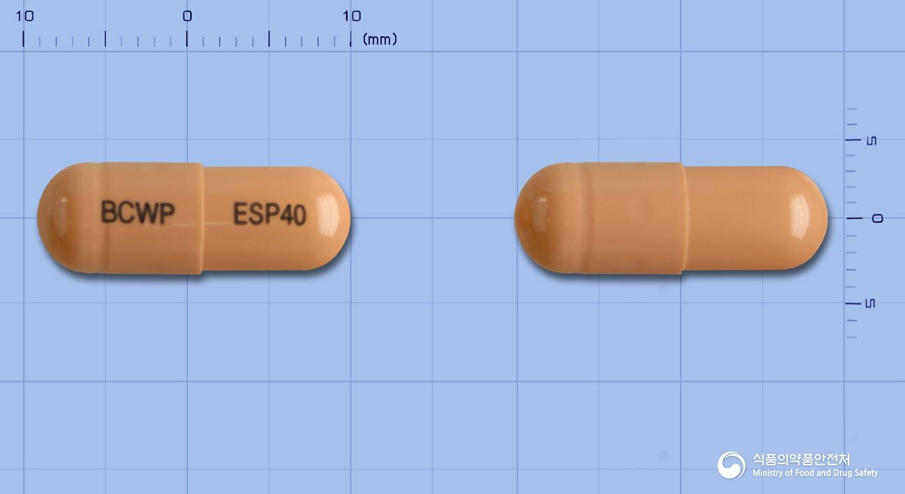 넥소졸캡슐40밀리그램(에스오메프라졸마그네슘이수화물)