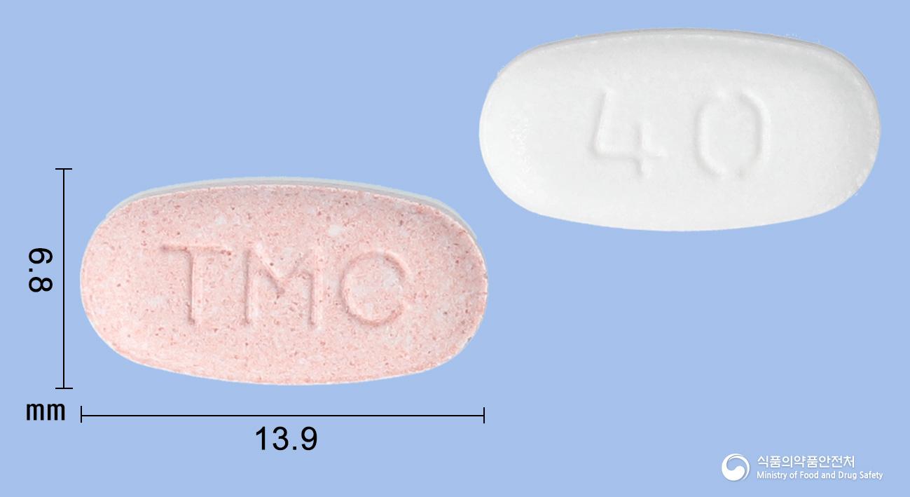 텔미클로정40/12.5밀리그램(텔미사르탄,히드로클로로티아지드)