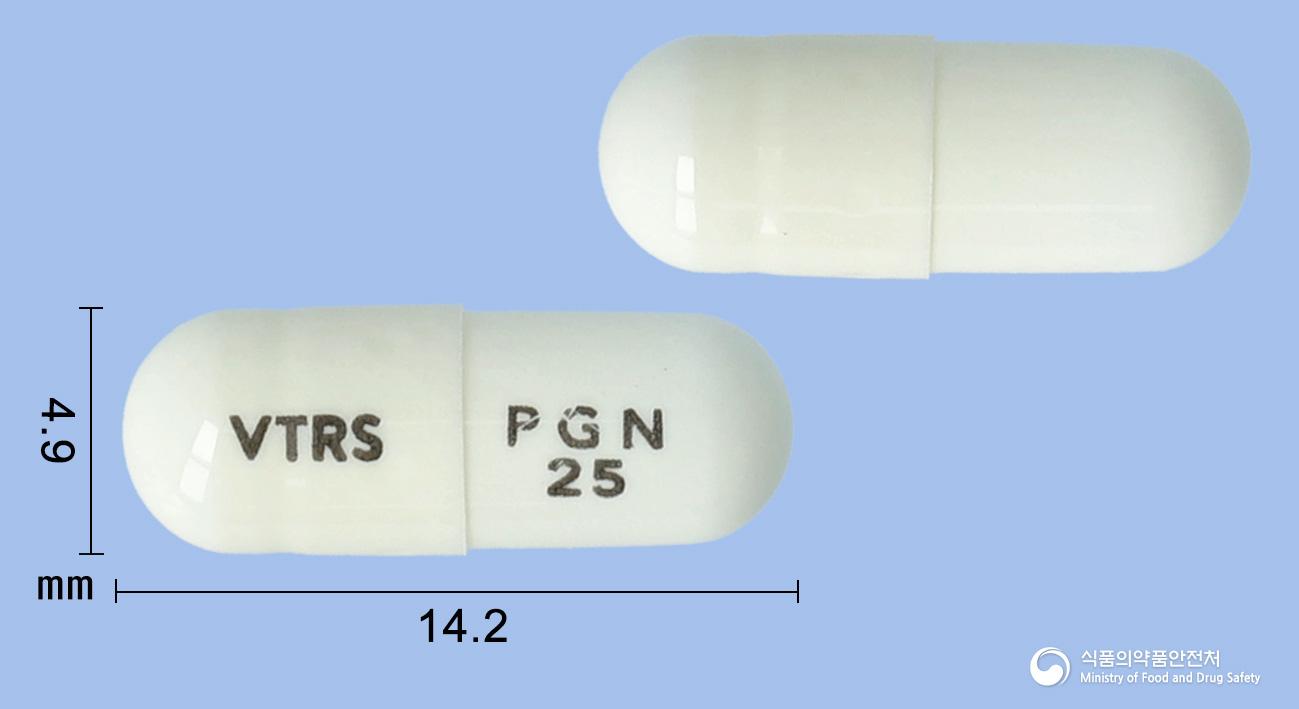 리리카캡슐25밀리그램(프레가발린)