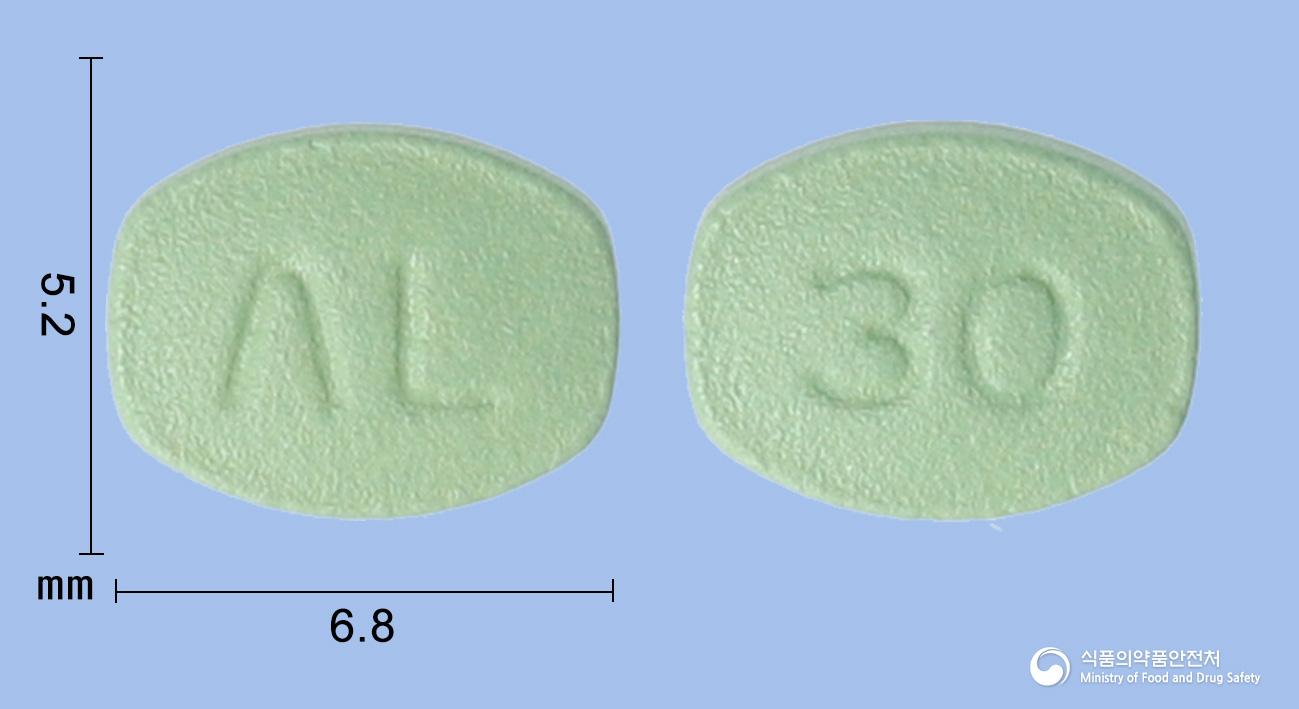 알카나정30밀리그램(피마사르탄칼륨삼수화물)