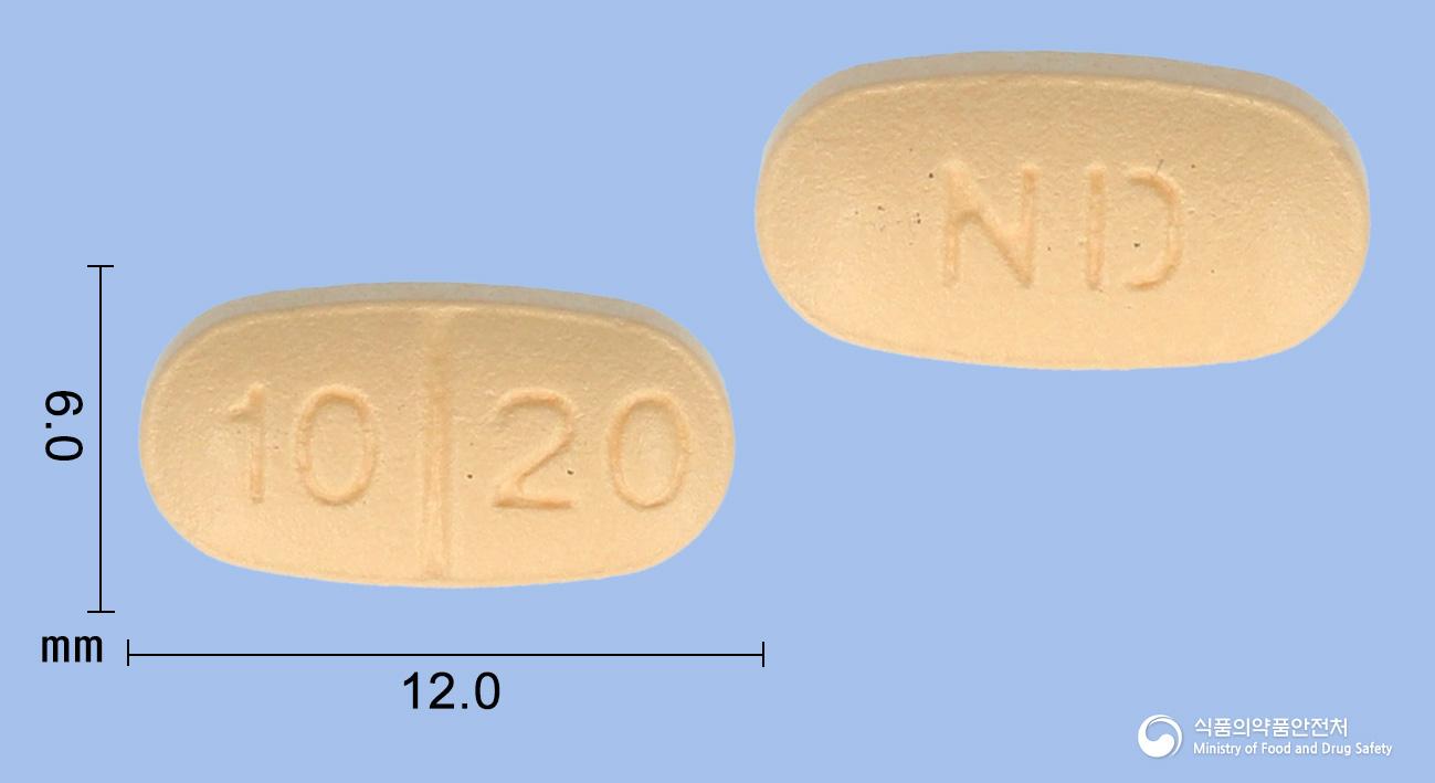 뉴로셉트듀오정10/20밀리그램(도네페질염산염수화물, 메만틴염산염)