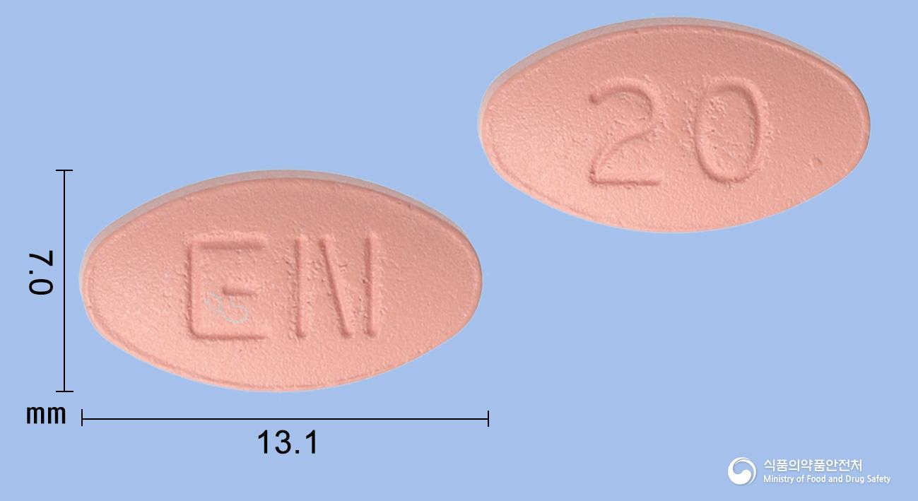 에자틴정20밀리그램(메만틴염산염)