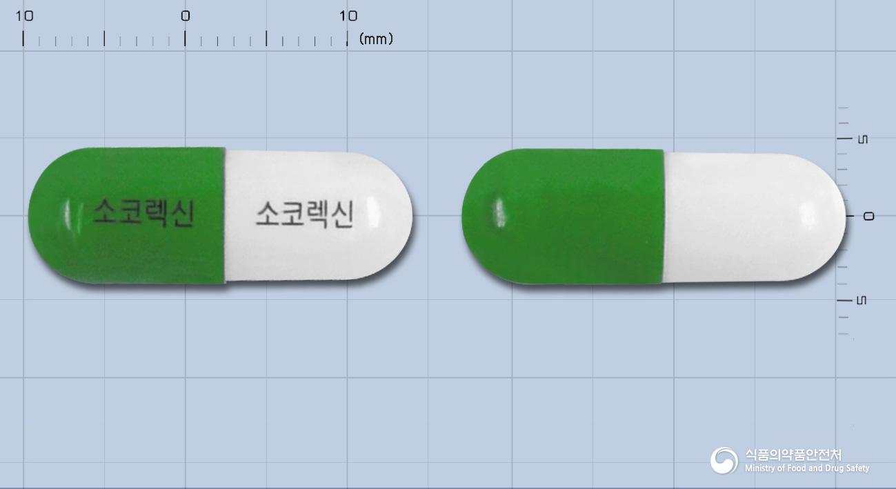 소코렉신캡슐(은교산) - 알리코제약(주) - 성분 금은화, 영양각, 연교, 박하, 길경, 감초, 담죽엽, 형개, 두시, 우방자